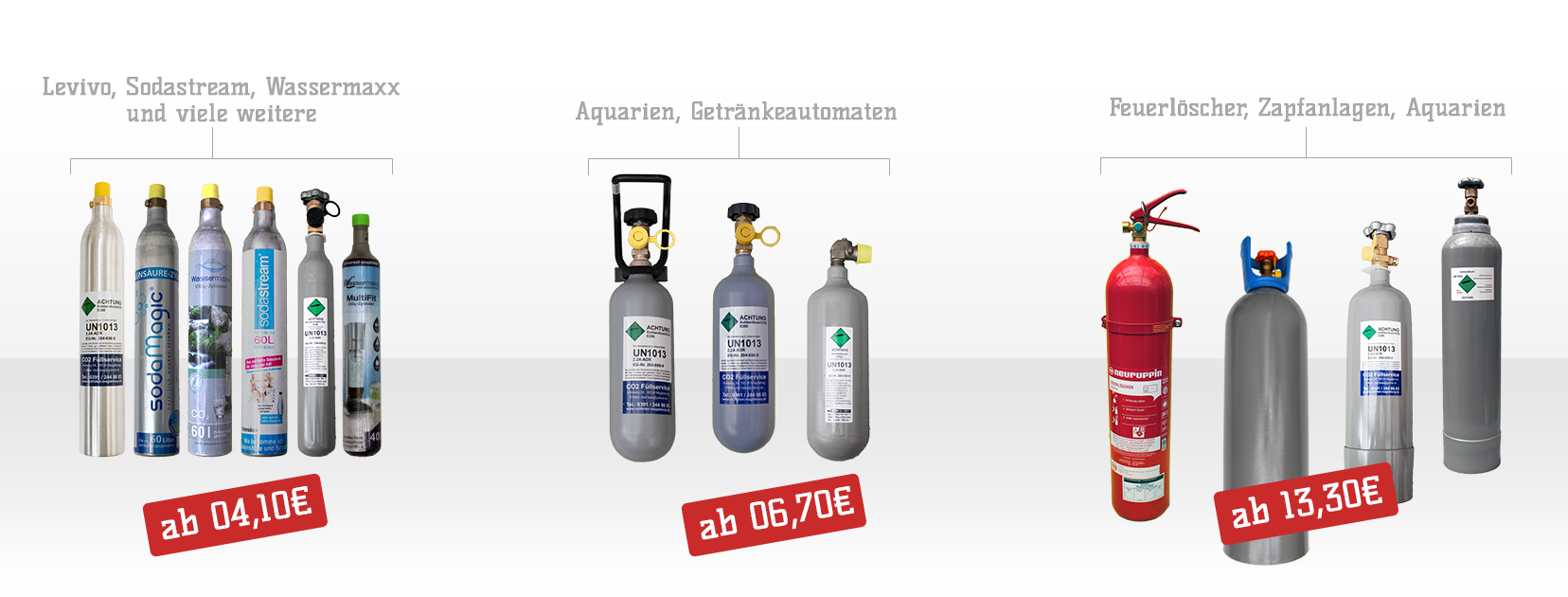 Willkommen beim CO2 Füllservice